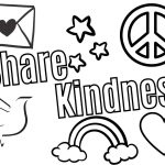 Share The Kindness coloring pages