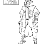 Skin Drift Fortnite coloring pages