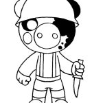 Soldier Piggy Roblox coloring pages