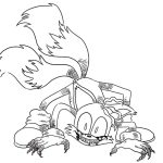Tails fox NFT coloring pages
