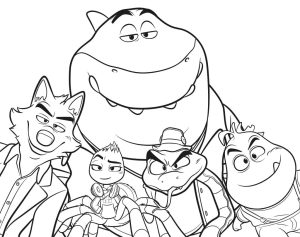 The Bad Guy's coloring pages