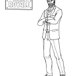 The Reaper Fortnite coloring page