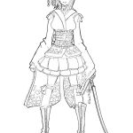 Wa Lolita Anime Girl coloring pages