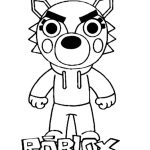 Willow Wolf Piggy Roblox coloring pages