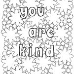 You Are Kind coloring pages