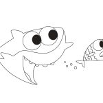 Free printable Baby Shark coloring pages
