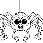 Cute Spider coloring pages