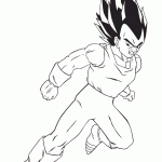 Dragon Ball Vegeta coloring pages
