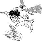 Harry Potter coloring pictures
