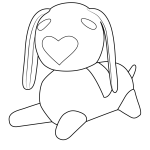 Love Dog Poppy Playtime coloring page