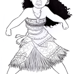 Moana Waialiki coloring pictures