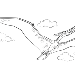 Pterodactyl coloring pages