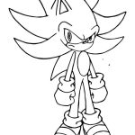 Super Sonic coloring page