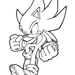 Supersonic coloring page