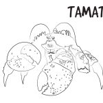 Tamatoa coconut crab Moana coloring pages