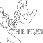 The Player coloring page