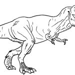 Tyrannosaurus rex coloring pages