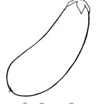 Aubergine coloring pages