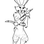 Bunnymund coloring pages