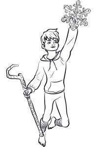 Jack Frost Rise of the Guardians coloring page