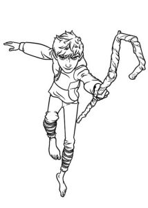 Jack Frost Rise of the Guardians coloring picture