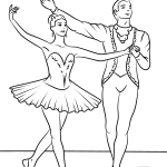 Sleeping Beauty ballet coloring pages