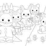 Sylvanian families coloring pages