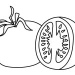 Tomato coloring pages