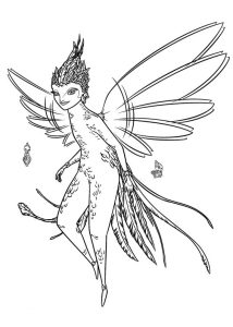 Tooth Fairy Rise of the Guardians coloring page