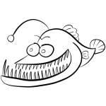 Angler fish coloring pages