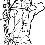Bow Hunter coloring pages