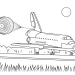 Endeavour Landing coloring pages