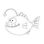 Fisherman fish coloring pages