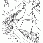 Fishing people coloring pages