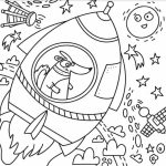 Space coloring pictures