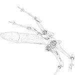 X-Wing coloring pages
