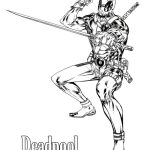 Deadpool coloring pics