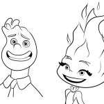 Ember and Wade coloring pages
