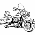 Harley Davidson coloring pages
