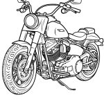 Cool motorcycle coloring pages