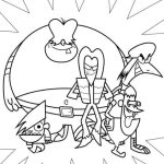 Gangreen Gang coloring pages