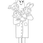 Professor Utonium Powerpuff coloring pages